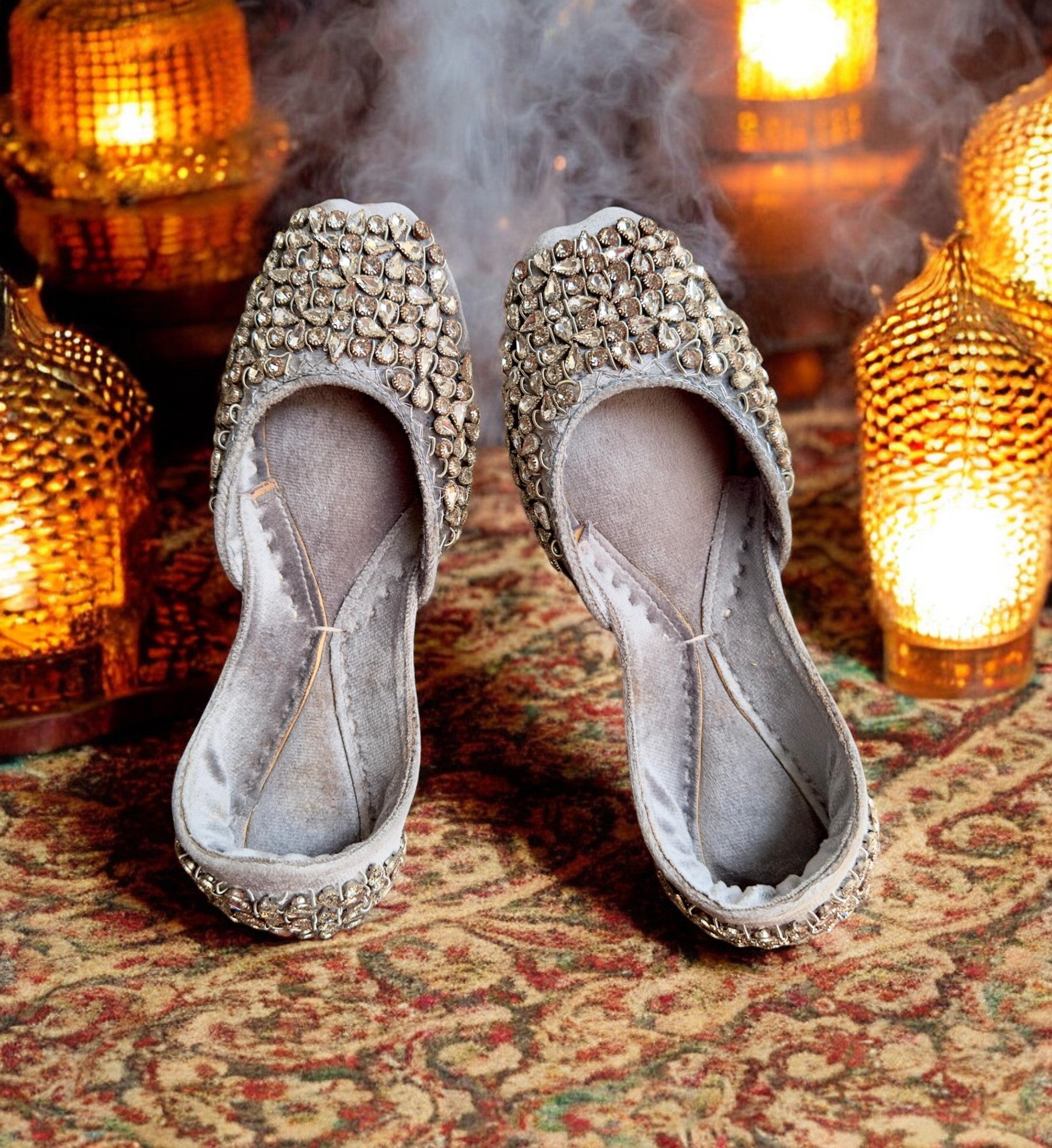 Ethnic bridal shoes