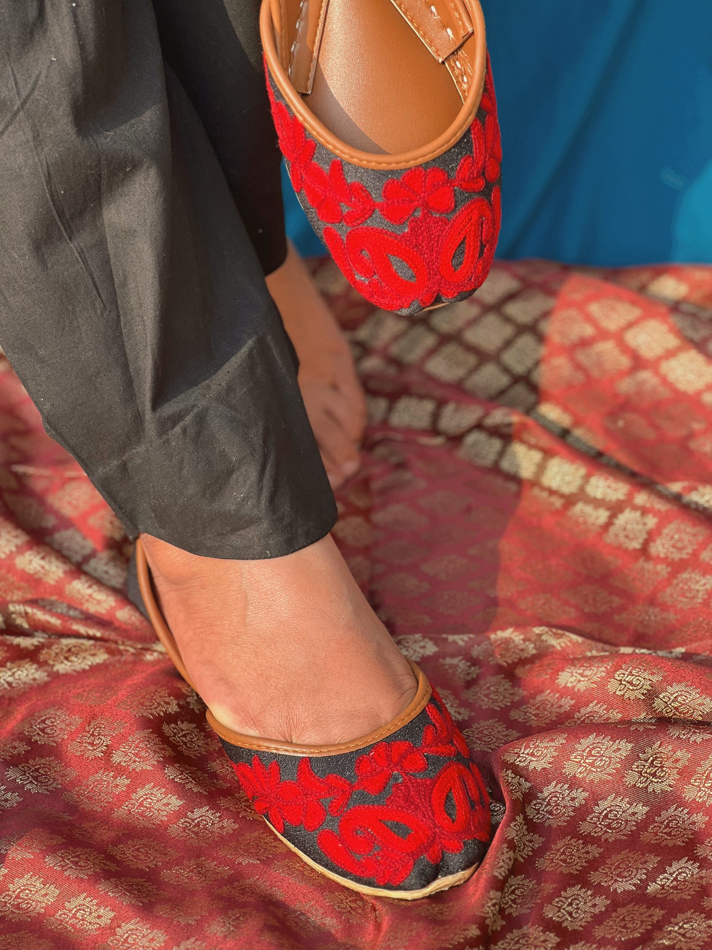 Navrang - Embroidered Flats